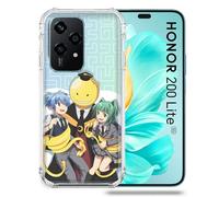 Cokitec Custodia rinforzata per Honor 200 Lite 5G Manga Assassination Classroom Kuro Trio