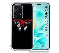 Cokitec Custodia rinforzata per Honor 200 Lite 5G Manga Death Note, colore: Nero