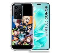 Cokitec Custodia rinforzata per Honor 200 Lite 5G Manga My Hero Academia, colore: Nero