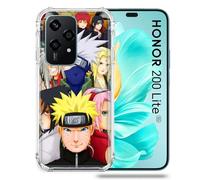 Cokitec Custodia rinforzata per Honor 200 Lite 5G Manga Naruto Team
