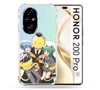 Cokitec Custodia rinforzata per Honor 200 Pro 5G Manga Assassination Classroom Kuro Trio