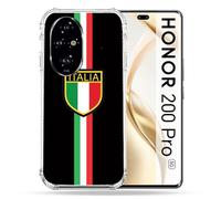 Cokitec Custodia rinforzata per Honor 200 Pro 5G Travel Italia 3, colore: Nero