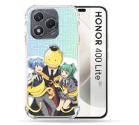 Cokitec Custodia rinforzata per Honor 400 Lite 5G Manga Assassination Classroom Kuro Trio