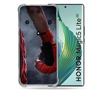 Cokitec Custodia rinforzata per Honor Magic 5 Lite Sport Boxe Guanto Rosso