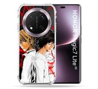 Cokitec Custodia rinforzata per Honor Magic 7 Lite 5G Manga Death Note Duo