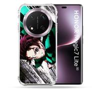 Cokitec Custodia rinforzata per Honor Magic 7 Lite 5G Manga Demon Slayer Tanjiro