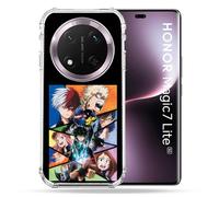 Cokitec Custodia rinforzata per Honor Magic 7 Lite 5G Manga My Hero Academia, colore: Nero