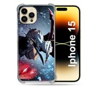 Cokitec Custodia rinforzata per iPhone 15 (6.1) Manga Solo Leveling Sung Epee