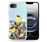 Cokitec Custodia rinforzata per iPhone 16e Manga Assassination Classroom Kuro Trio