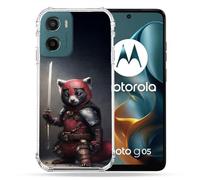 Cokitec Custodia rinforzata per Motorola G05 / E15 Animal Raton Samurai