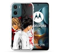 Cokitec Custodia rinforzata per Motorola G05 / E15 Manga Death Note Duo