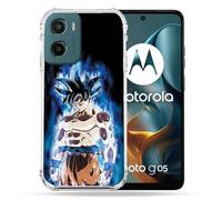 Cokitec Custodia rinforzata per Motorola G05 / E15 Manga Dragon Ball Sangoku, colore: Nero