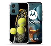 Cokitec Custodia rinforzata per Motorola G05 / E15 Sport Tennis Balls
