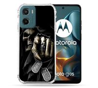 Cokitec Custodia rinforzata per Motorola G05 / E15 - Tete de morte Your Next