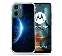 Cokitec Custodia rinforzata per Motorola G05 / E15 Universo Planete Terre