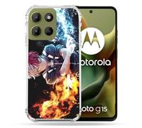 Cokitec Custodia rinforzata per Motorola G15 Manga My Hero Academia Shoto