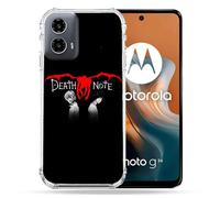 Cokitec Custodia rinforzata per Motorola G34 5G Manga Death Note, colore: Nero