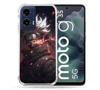 Cokitec Custodia rinforzata per Motorola G35 5G Manga Naruto Kakashi Dark