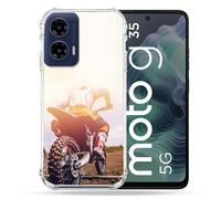 Cokitec Custodia rinforzata per Motorola G35 5G Moto Cross Soleil