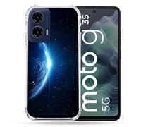 Cokitec Custodia rinforzata per Motorola G35 5G Universo Planete Terre