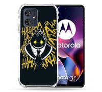 Cokitec Custodia rinforzata per Motorola G54 5G Manga Assassination Classroom Kuro Nero