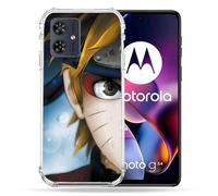 Cokitec Custodia rinforzata per Motorola G54 5G Manga Naruto Bianco