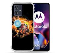 Cokitec Custodia rinforzata per Motorola G54 5G Manga Naruto, colore: Nero