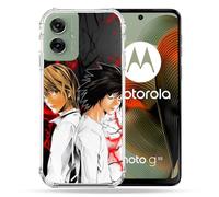 Cokitec Custodia rinforzata per Motorola G55 5G Manga Death Note Duo