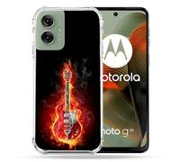 Cokitec Custodia rinforzata per Motorola G55 5G Musica Chitarra Elettrica