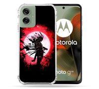Cokitec Custodia rinforzata per Motorola G55 5G Viaggi Giappone Samourai