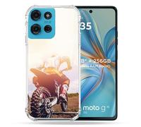 Cokitec Custodia rinforzata per Motorola G75 5G Moto Cross Soleil