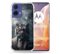 Cokitec Custodia rinforzata per Motorola G85 5G Animal Tigre Business