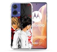 Cokitec Custodia rinforzata per Motorola G85 5G Manga Death Note Duo