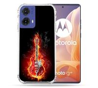 Cokitec Custodia rinforzata per Motorola G85 5G Musica Chitarra Elettrica