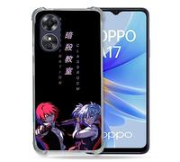 Cokitec Custodia rinforzata per Oppo A17 Manga Assassination Classroom Duo