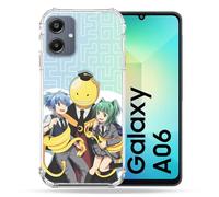 Cokitec Custodia rinforzata per Samsung Galaxy A06 Manga Assassination Classroom Kuro Trio