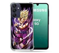 Cokitec Custodia rinforzata per Samsung Galaxy A16 5G Manga Dragon Ball Sangohan, colore: Viola
