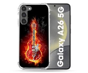 Cokitec Custodia rinforzata per Samsung Galaxy A26 5G Musica Chitarra Elettrica
