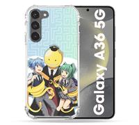 Cokitec Custodia rinforzata per Samsung Galaxy A36 5G Manga Assassination Classroom Kuro Trio