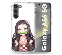Cokitec Custodia rinforzata per Samsung Galaxy A56 5G Manga Demon Slayer Nezuko