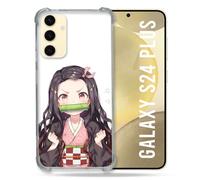 Cokitec Custodia rinforzata per Samsung Galaxy S24 Plus Manga Demon Slayer Nezuko
