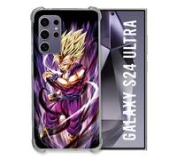 Cokitec Custodia rinforzata per Samsung Galaxy S24 Ultra Manga Dragon Ball Sangohan, colore: Viola