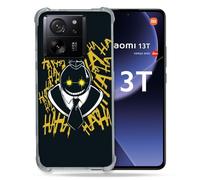 Cokitec Custodia rinforzata per Xiaomi 13T / 13T Pro Manga Assassination Classroom Kuro Nero