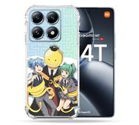 Cokitec Custodia rinforzata per Xiaomi 14T Manga Assassination Classroom Kuro Trio