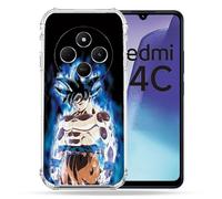Cokitec Custodia rinforzata per Xiaomi Redmi 14C 4G Manga Dragon Ball Sangoku, colore: Nero