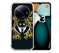 Cokitec Custodia rinforzata per Xiaomi Redmi A3 Manga Assassination Classroom Kuro Nero