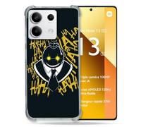 Cokitec Custodia rinforzata per Xiaomi Redmi Note 13 5G Manga Assassination Classroom Kuro Nero