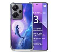 Cokitec Custodia rinforzata per Xiaomi Redmi Note 13 Pro Plus 5G Animal Delphin Onda