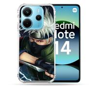 Cokitec Custodia rinforzata per Xiaomi Redmi Note 14 4G Manga Naruto Kakashi