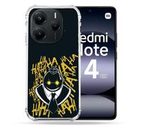 Cokitec Custodia rinforzata per Xiaomi Redmi Note 14 5G Manga Assassination Classroom Kuro Nero